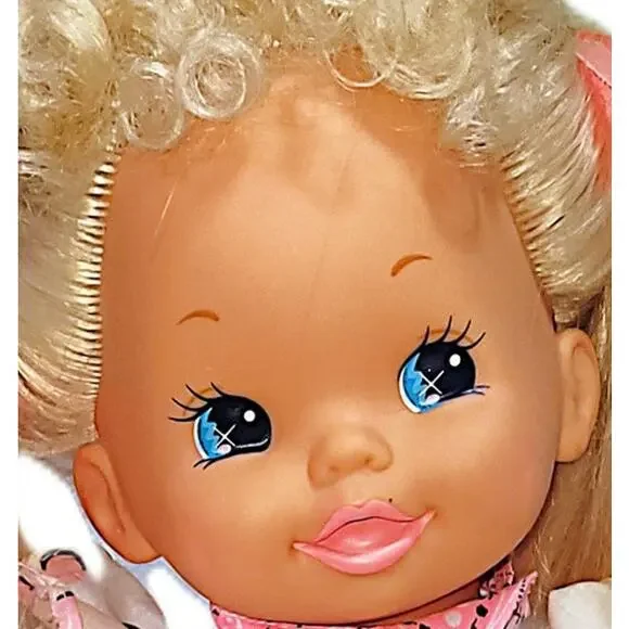 15" 1991 Vintage Mattel's Sweet & Sassy Retro Baby Rollerblade Doll~ She Works! - Picture 7 of 9